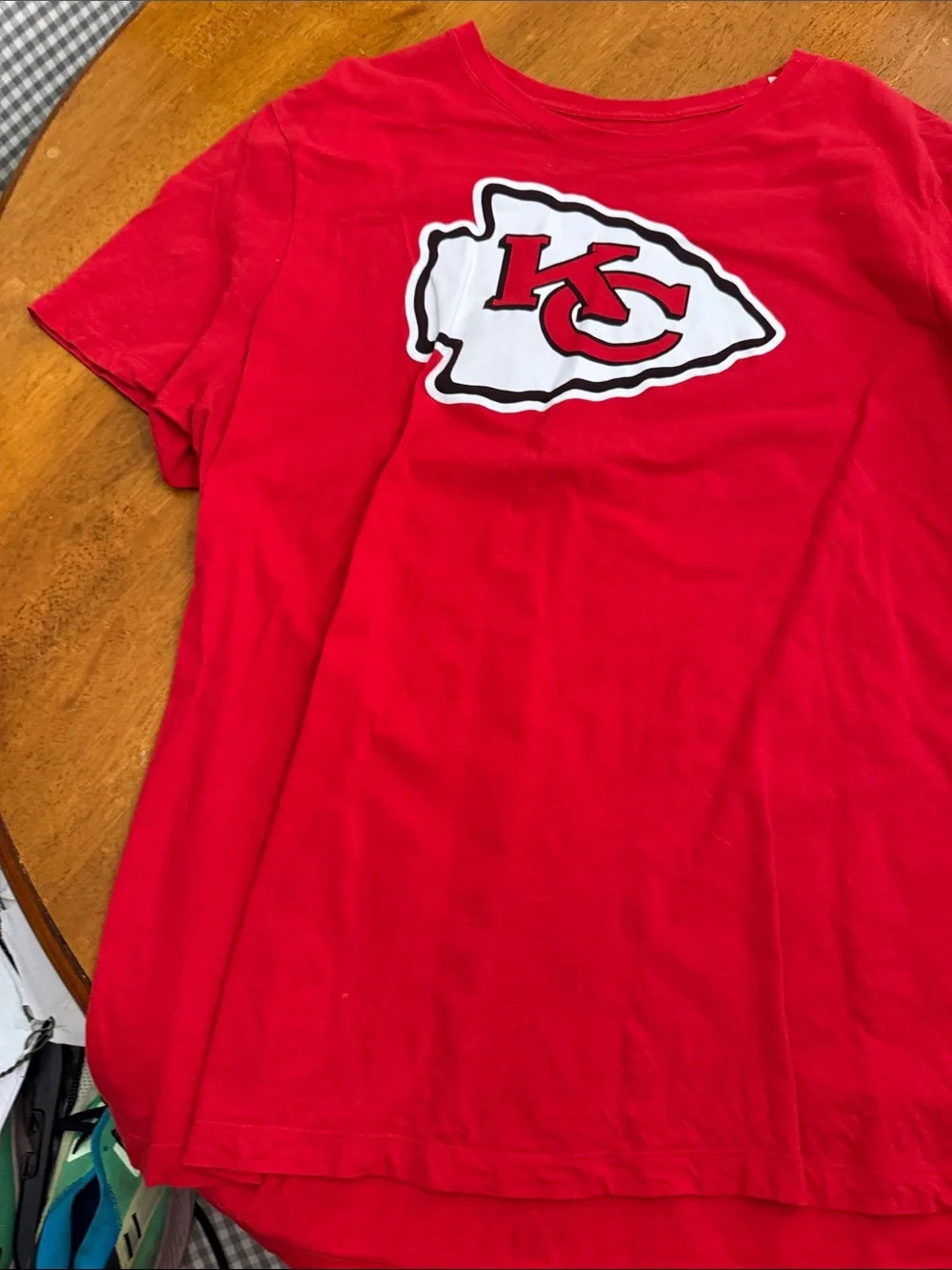 Nike Red Kansas City Chiefs Logo Tee xxl